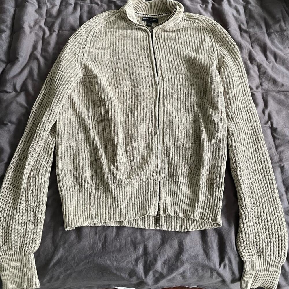 Banana Republic Zip Up Sweater. Large